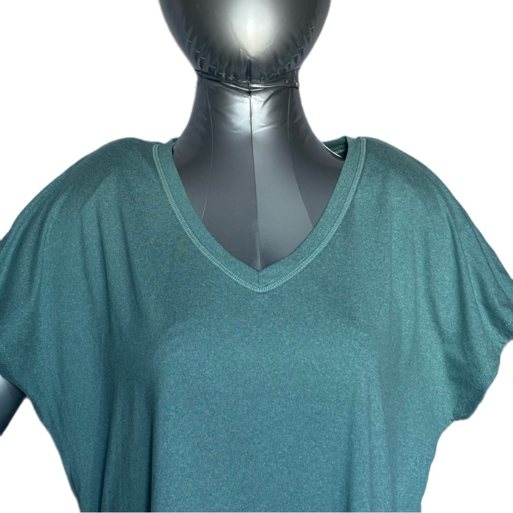 Free Country Activewear Top Laurel Green Adjustable Shoulder Microtech XXL